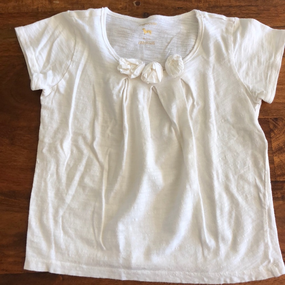 Crewcuts flower embellished t